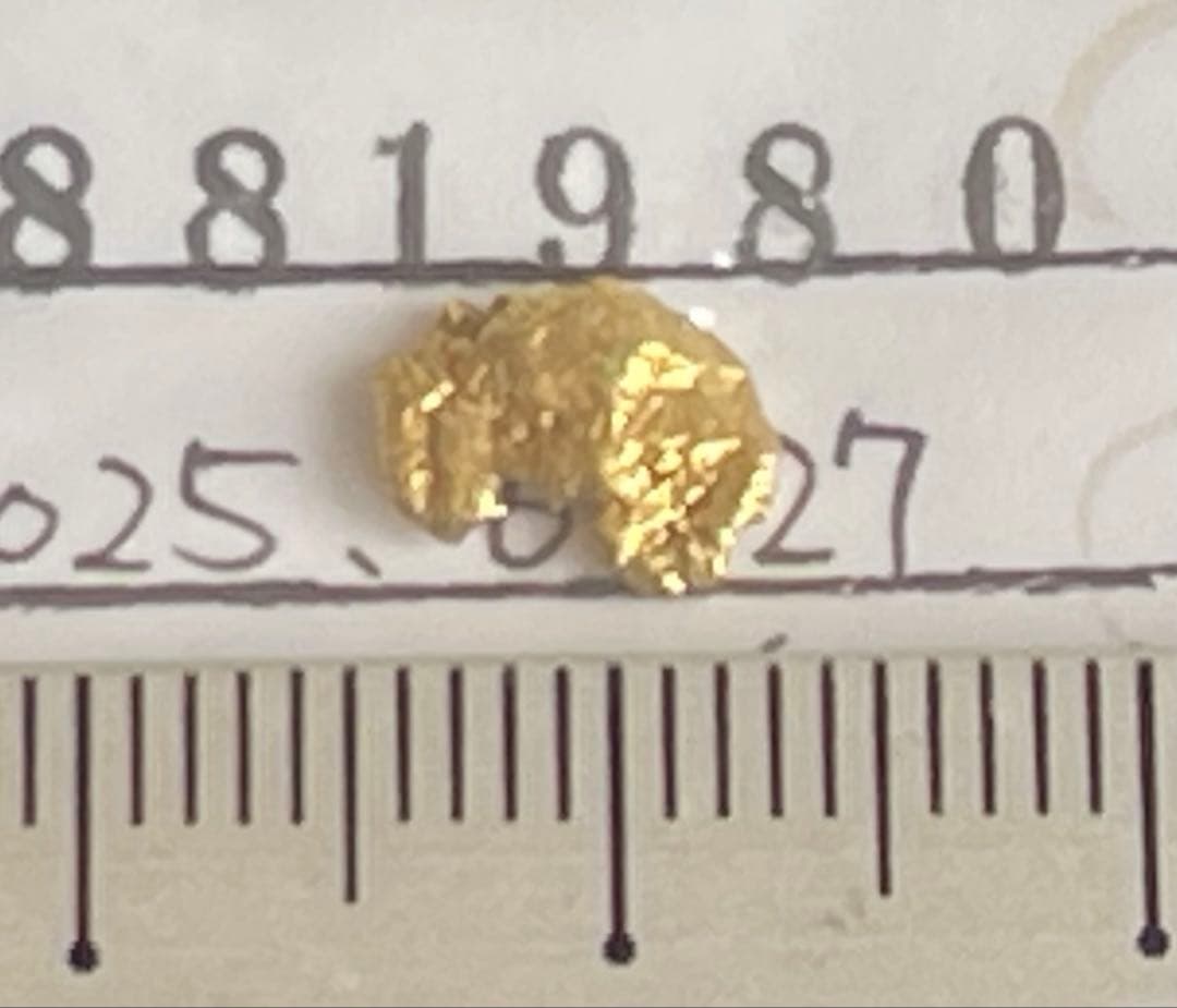 アラスカ産 自然金 0.56g