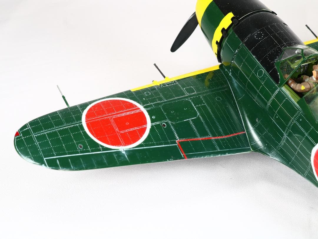 ハセガワ　1/32スケール　雷電　二一型　完成品