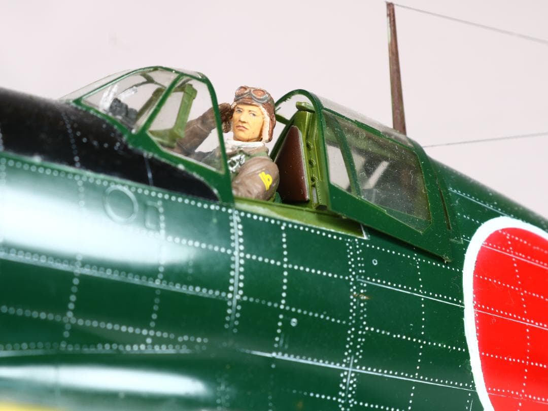 ハセガワ　1/32スケール　雷電　二一型　完成品