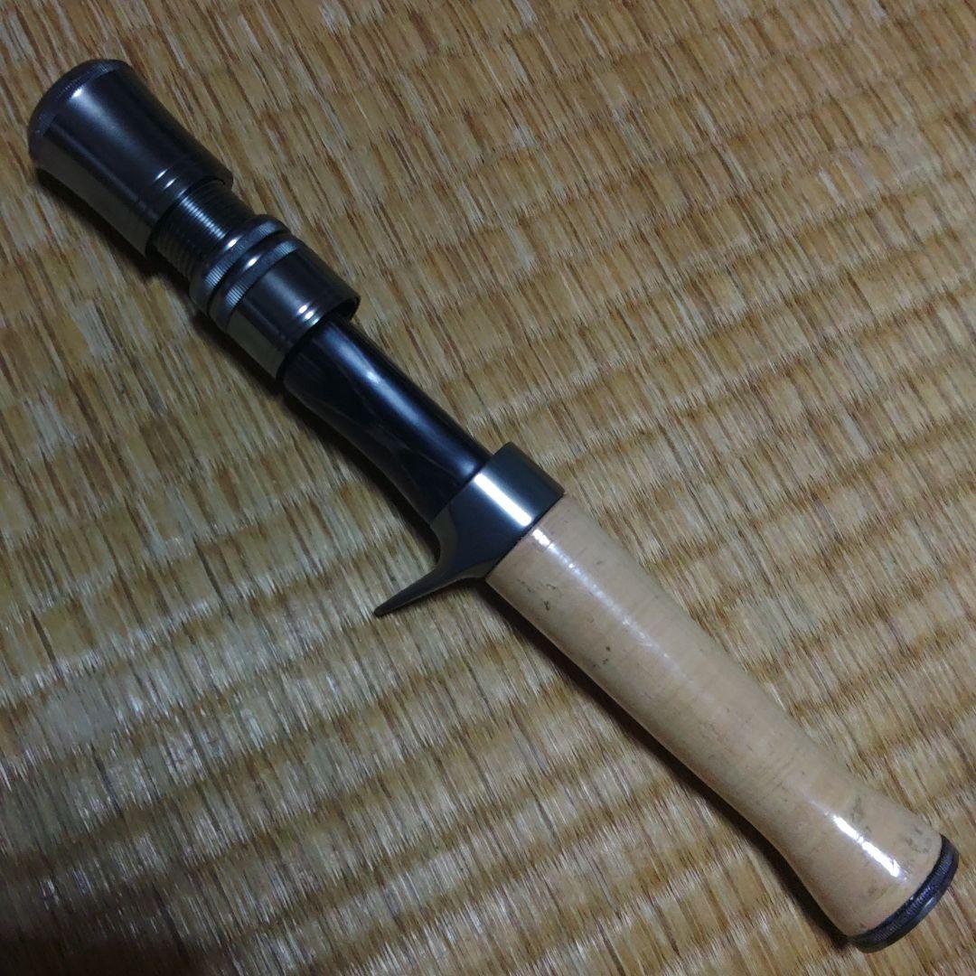 渓流トラウト　ベイトロッドグリップ　ウッドリールシート　コルクグリップ未使用