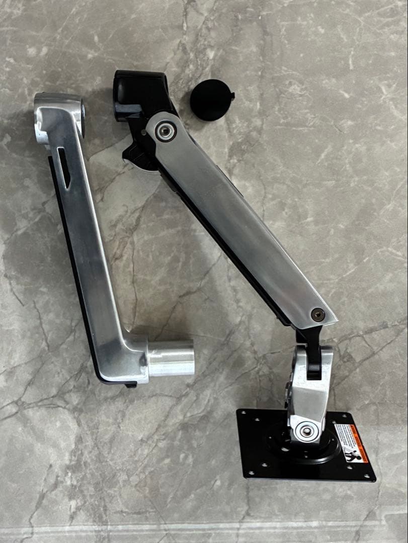 Ergotron(エルゴトロン)モニターアームLX アルミ色 保護プレートセット