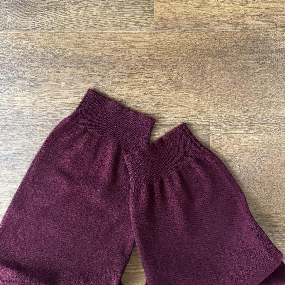 cash & barba モンゴリアンカシミヤセットアップ ボルドー