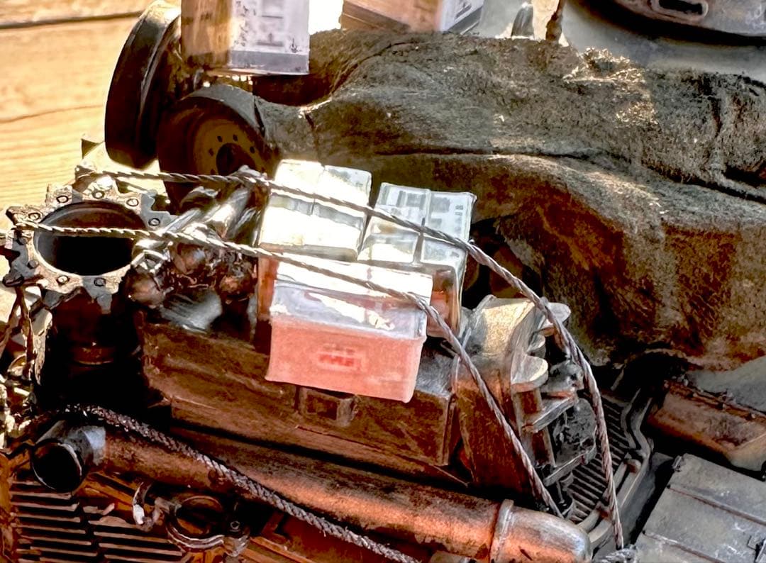 完成品プラモデル1/35タミヤ製アメリカM60A1リアクティブアーマー