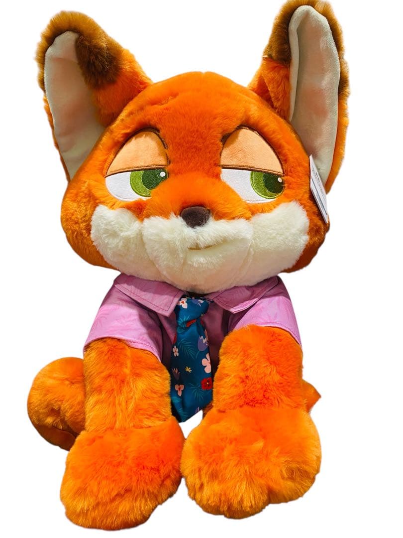 ズートピア 2 ニック ぬいぐるみ　コストコ ブランケット入り　大きい　50cm