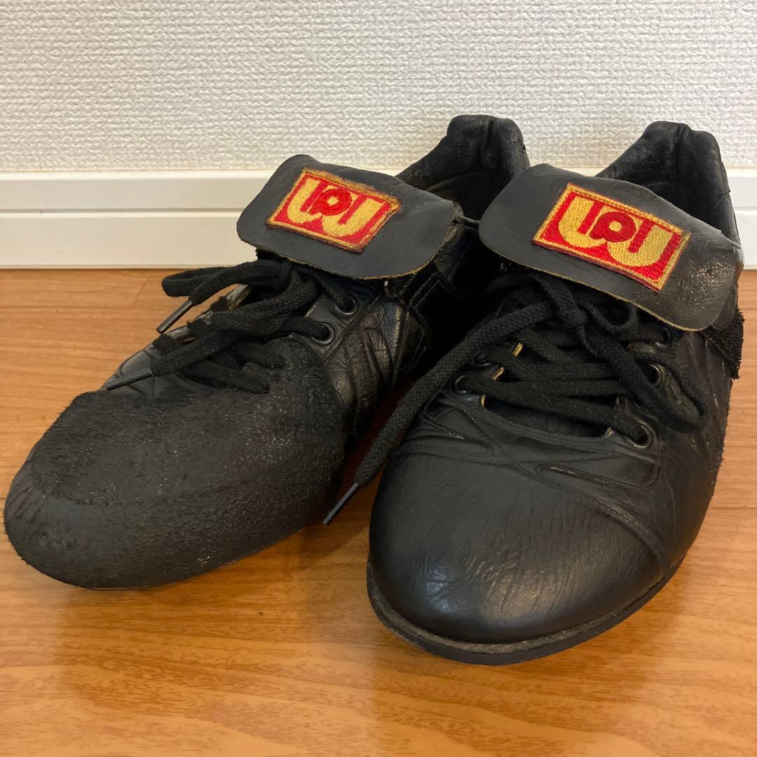 野球 右利きピッチャー仕様 ブラック・スパイク・シューズ サイズ: 26.5cm