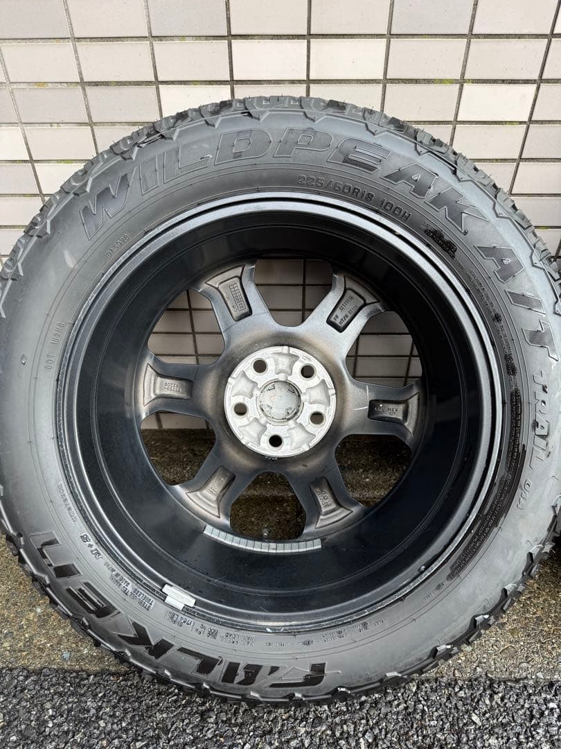 2023年新車外しRAV4 オフロードPKGⅡ 純正18インチ 4本 送料込み