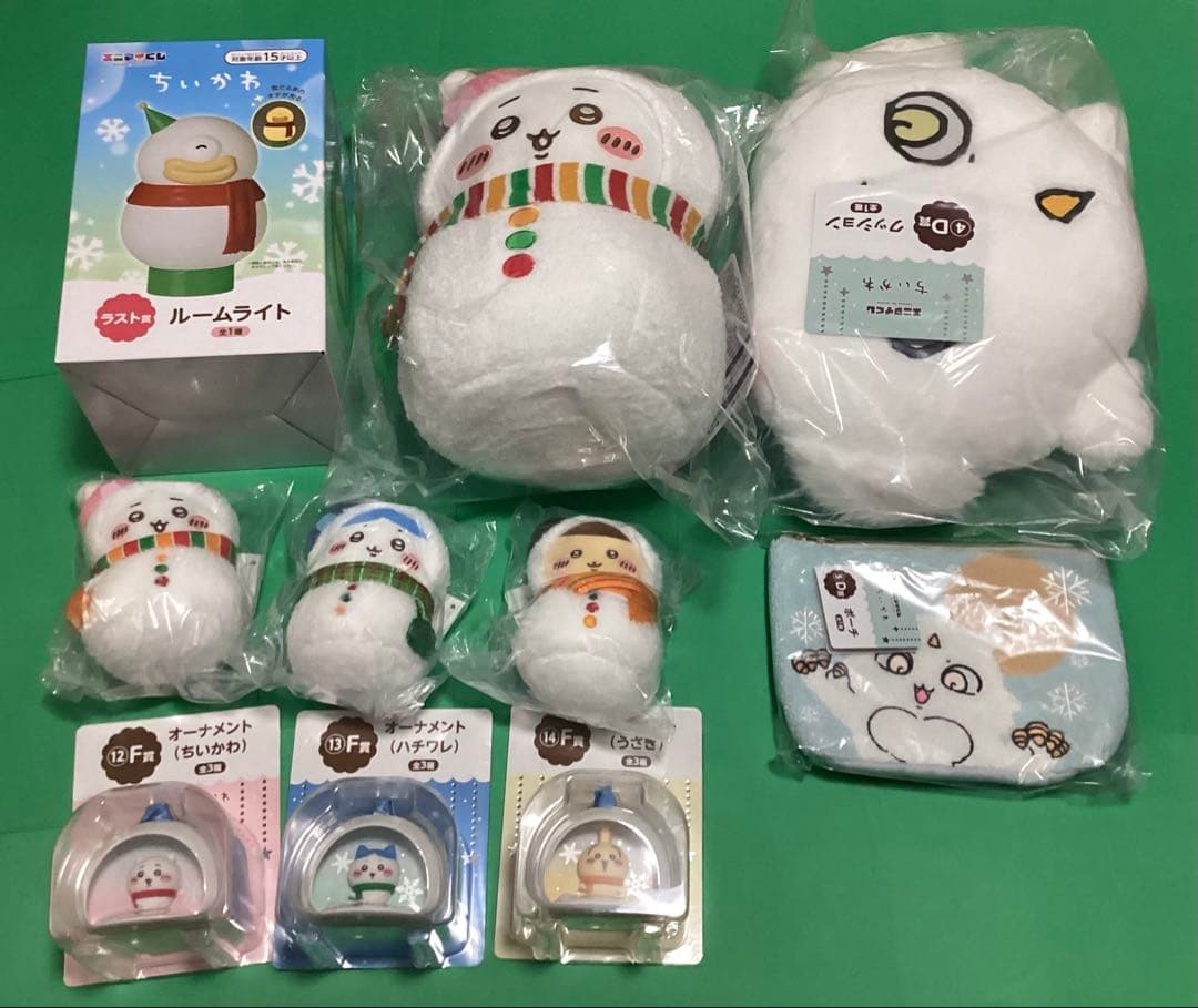 エニマイくじ ちいかわラスト賞ルームライトA賞ぬいぐるみD賞E賞F賞10種セット