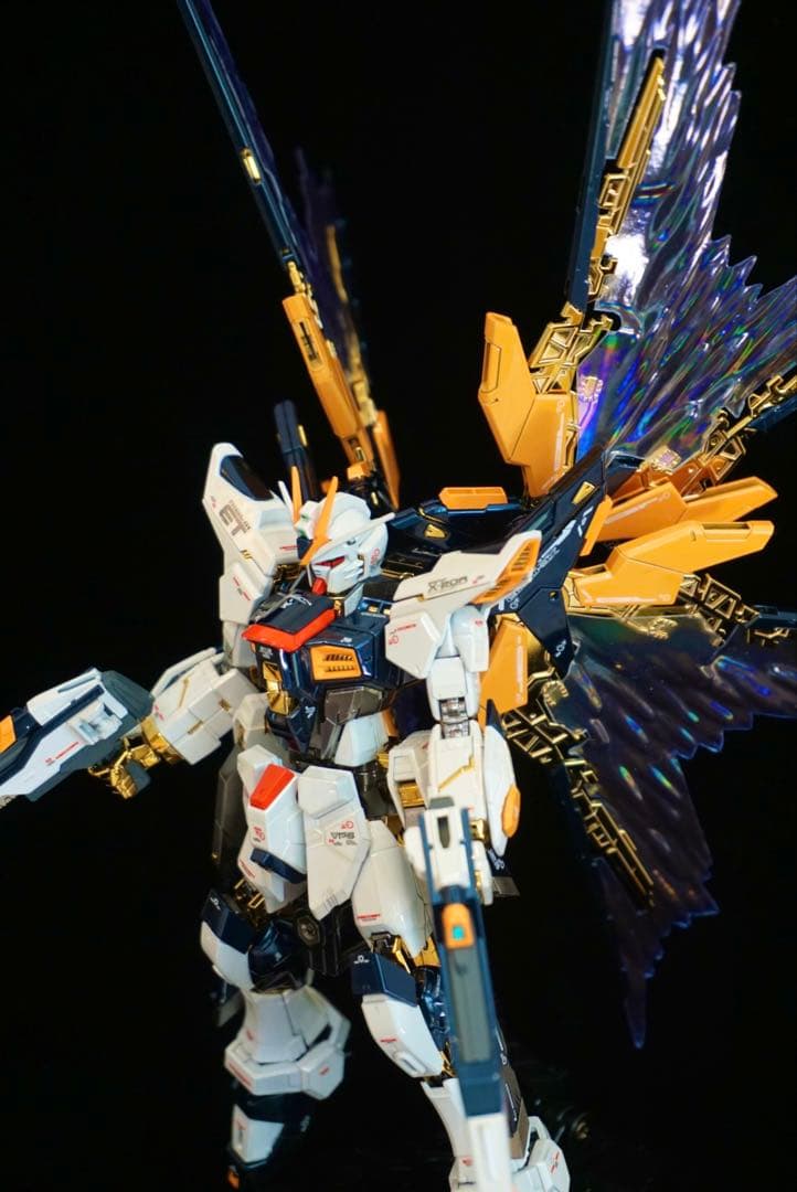 ※正月特価　全塗装RGストライクフリーダム　チタニウムフィニッシュ　ガンプラ