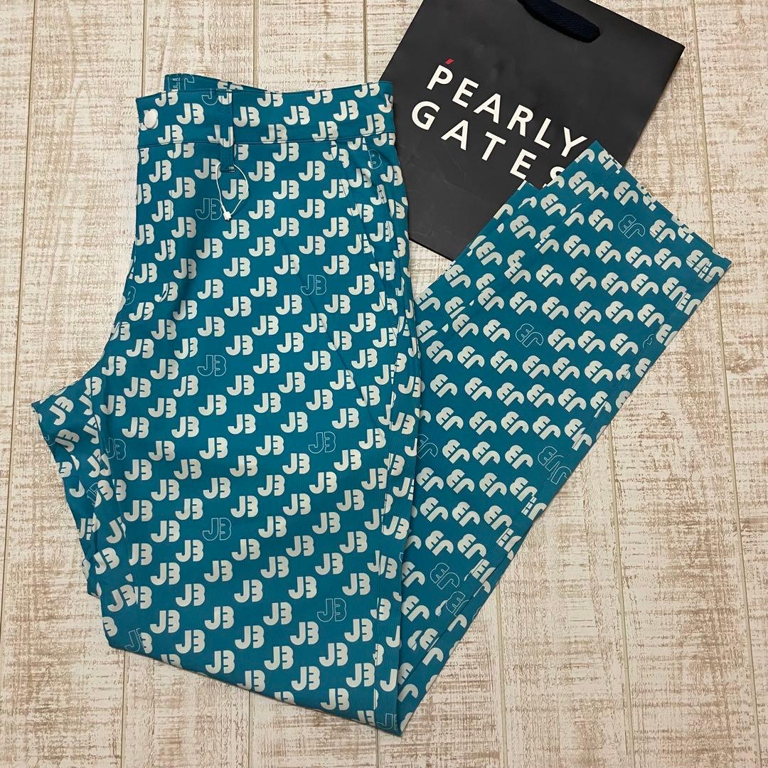 新品 ジャックバニー ロングパンツ JBロゴ ブルー XLサイズ （6）