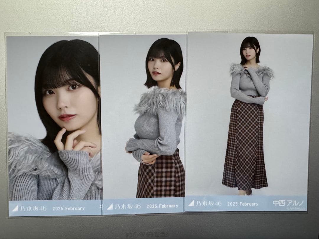 乃木坂46 中西アルノ 生写真 オフショルニット コンプ