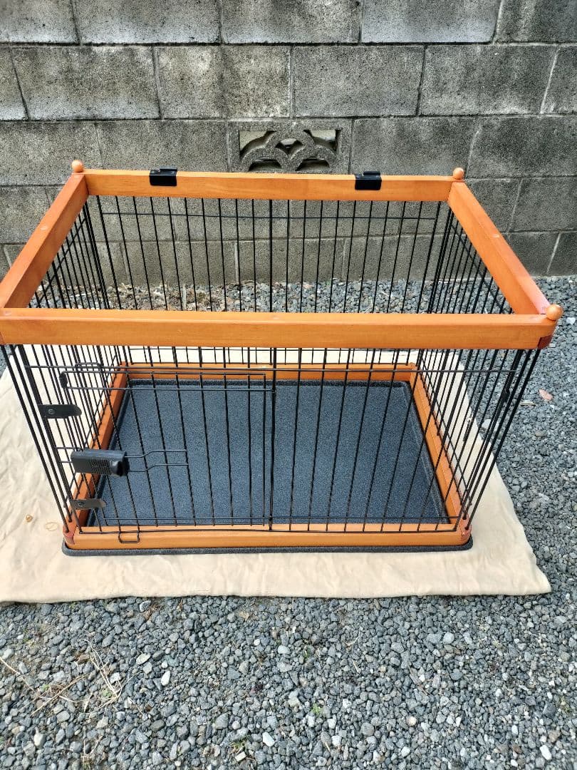 超小型〜中型犬用ペットサークル スチール・木材製