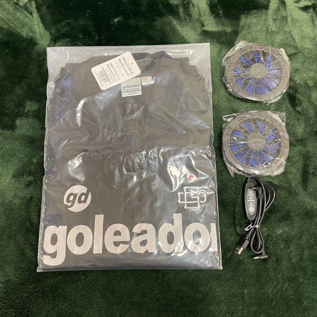 ゴレアドール ファン付き ハーフスリーブ LLサイズ ブラック GD-128