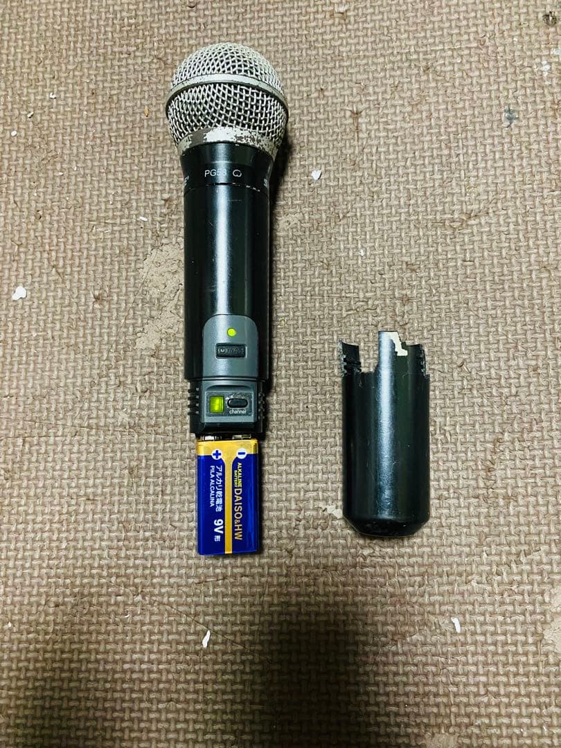 Shure PG58 ワイヤレスマイク,動作確認済み。