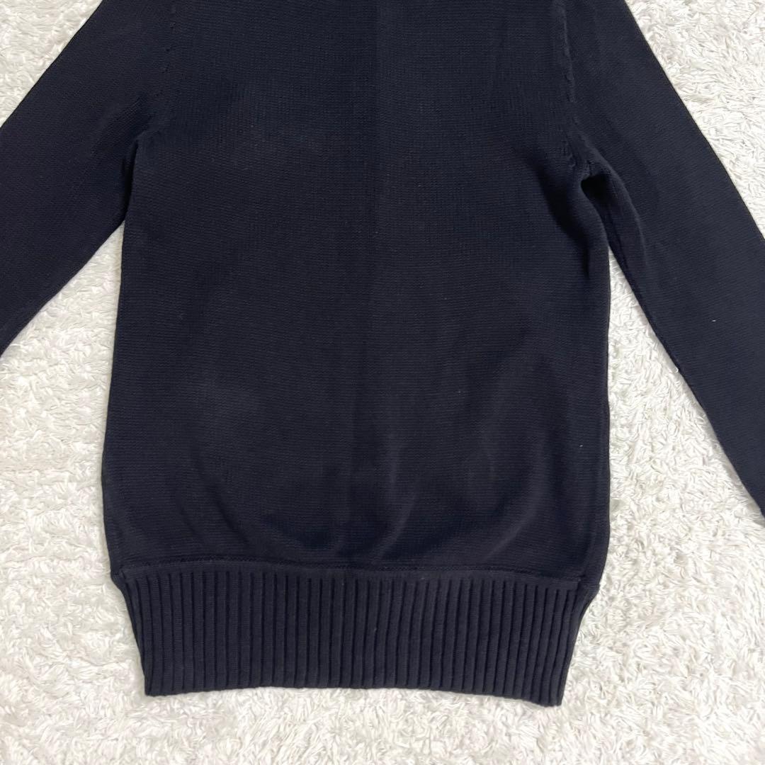 超希少✨バーバリー BURBERRY カーディガン メタルボタン 黒 38 ロゴ