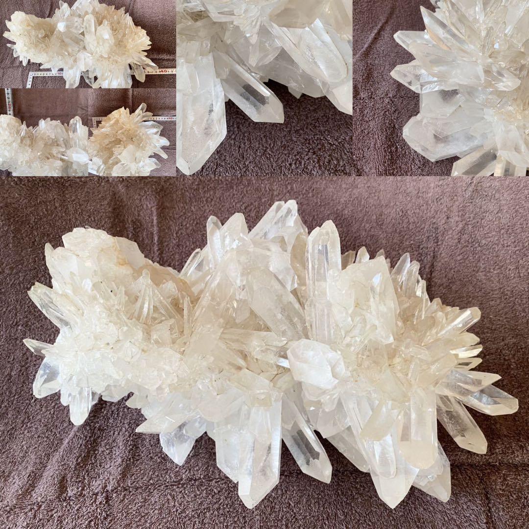 重量11.5kgブラジル産特大水晶クラスター