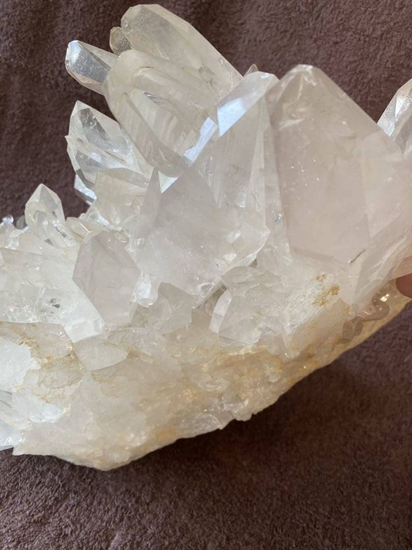重量11.5kgブラジル産特大水晶クラスター