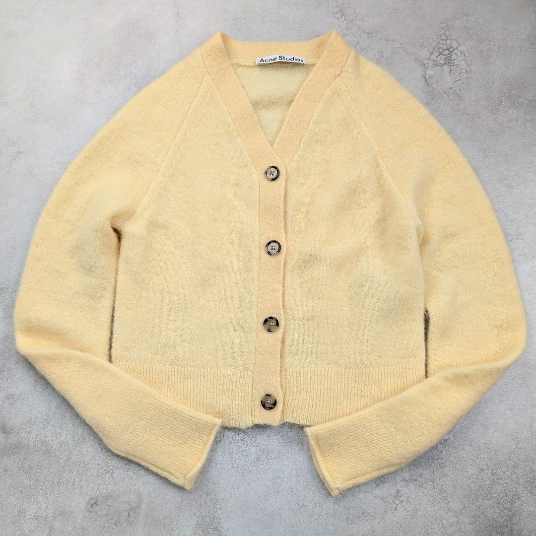 【小さいサイズ】Acne Studios アルパカ混 ウール混 カーディガン