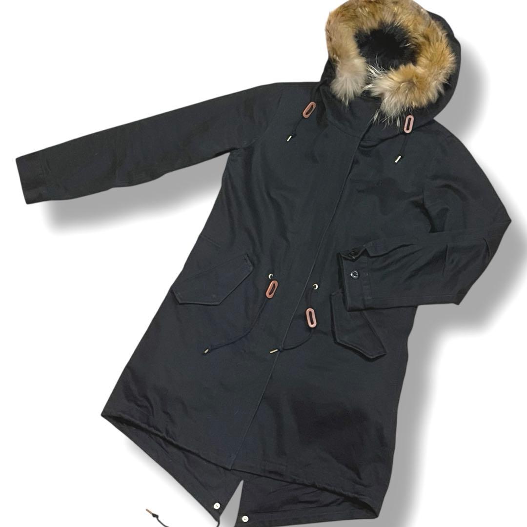 【さと】ラグーン付き ボアライナー付き FRED PERRY モッズコート