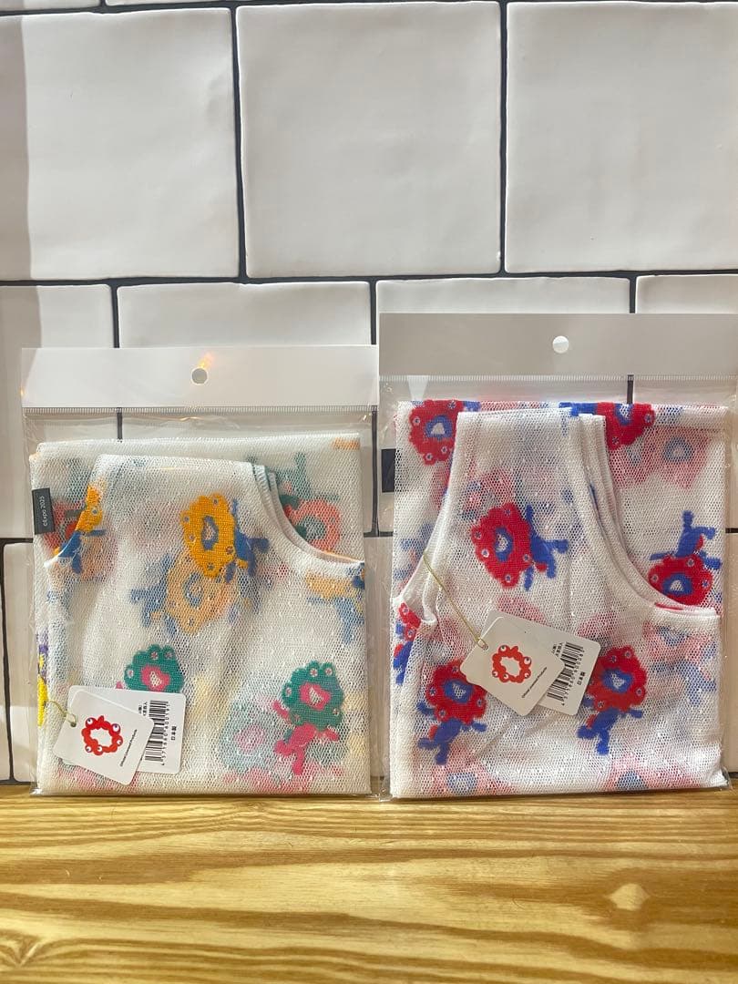 ミャクミャク　レースエコバッグ　ボーダーカラー＆ノーマル　2点セット