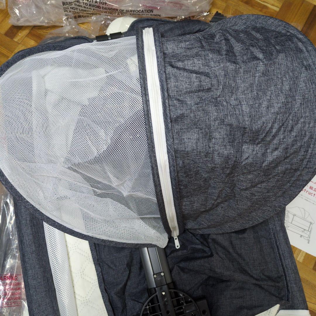 ベビーベッド　揺りかご　添い寝