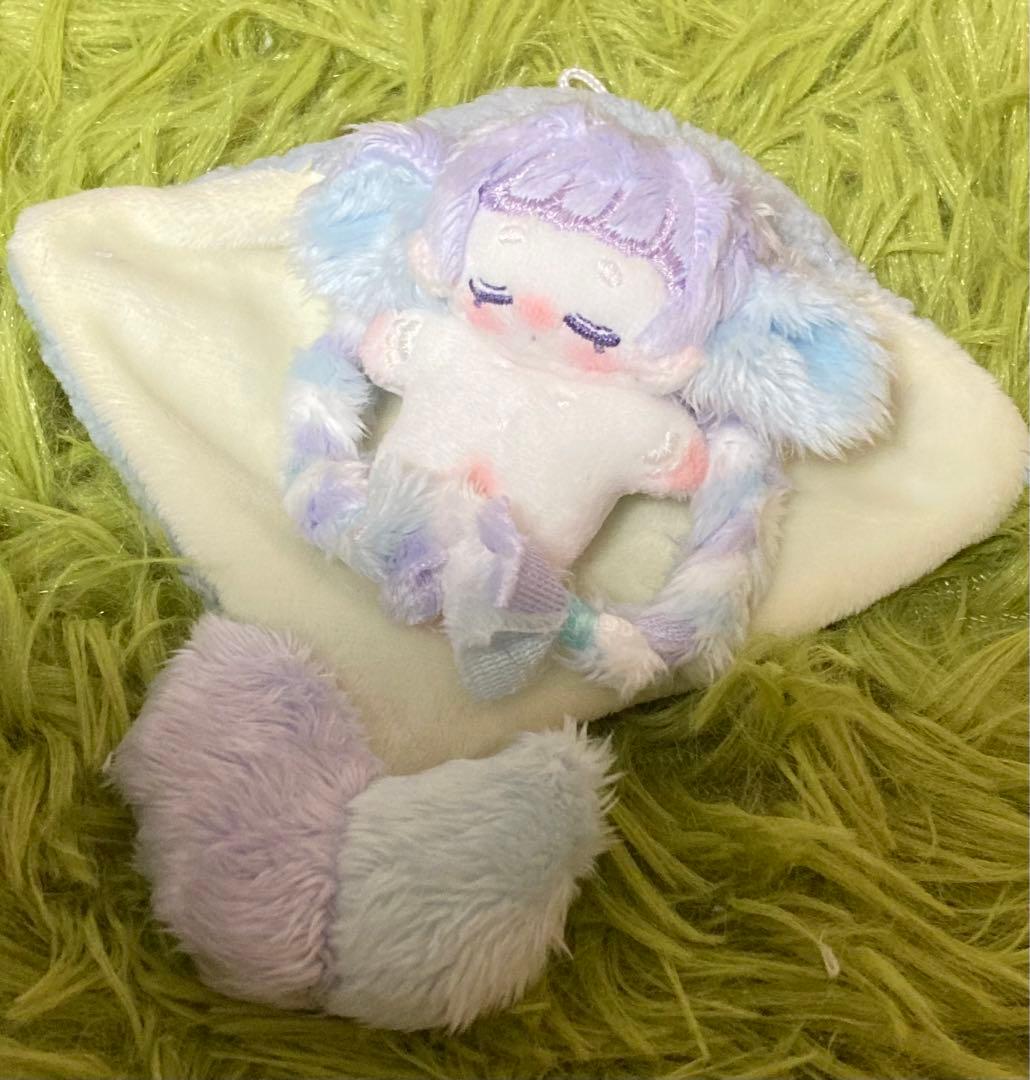 自作ぬいぐるみ・薄紫と水色の子