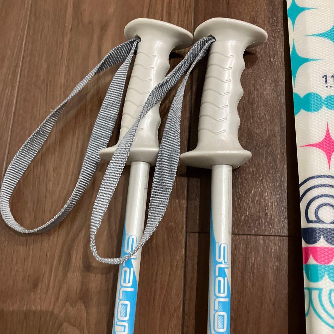 スキー板　キッズ　ロシニョール　116cm ストック