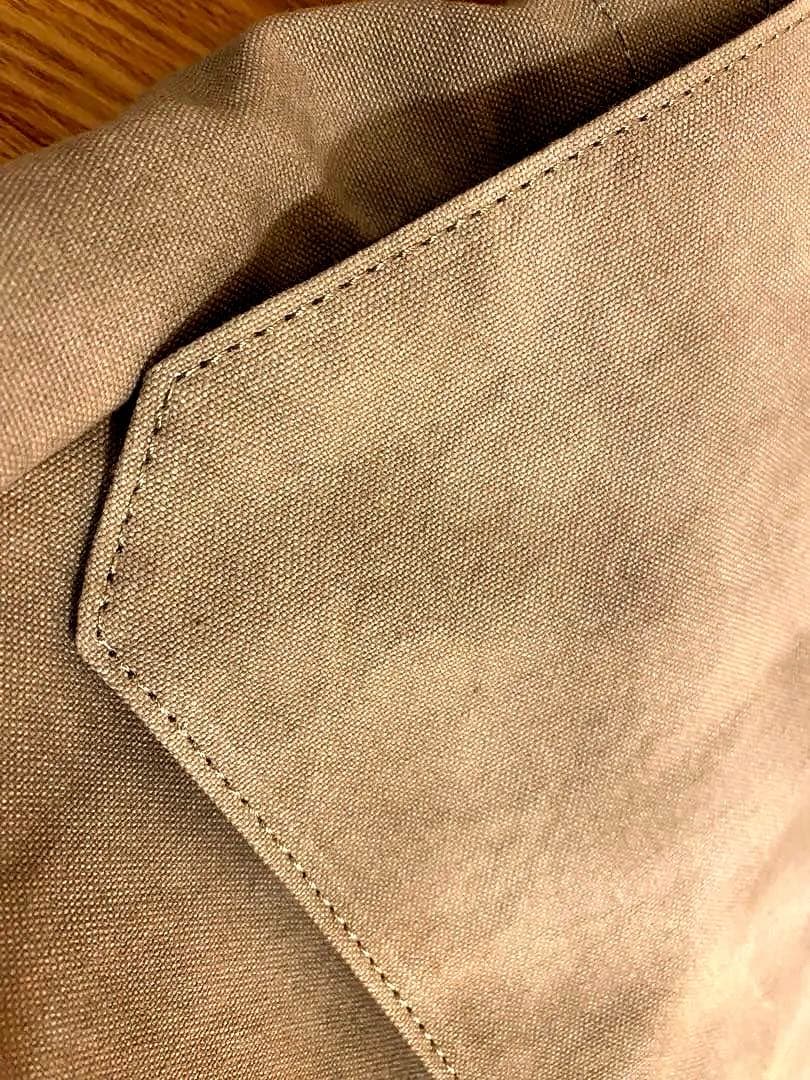 香久山鞄／備長炭染め帆布ショルダーバッグ（S）