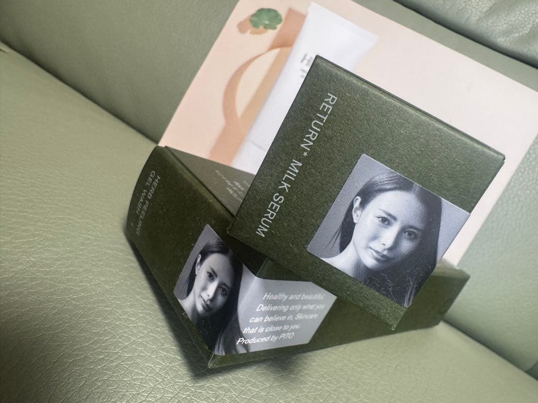 【新品】HITOto リターンミルクセラム　ハーブピーリングジェルウォッシュ