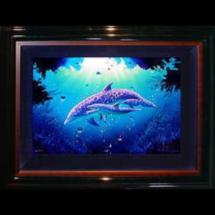 クリスチャン ラッセン絵画(希少）