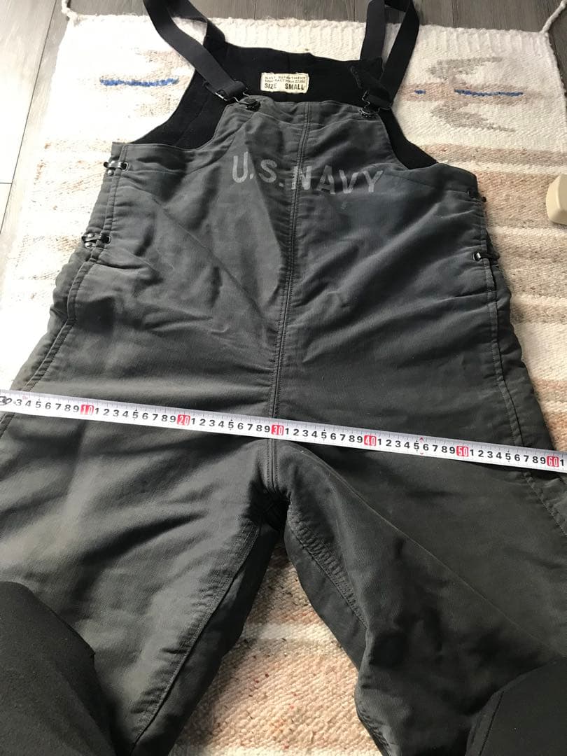 ★実物40s US Navy Deck overalls デッキフック Ｓ