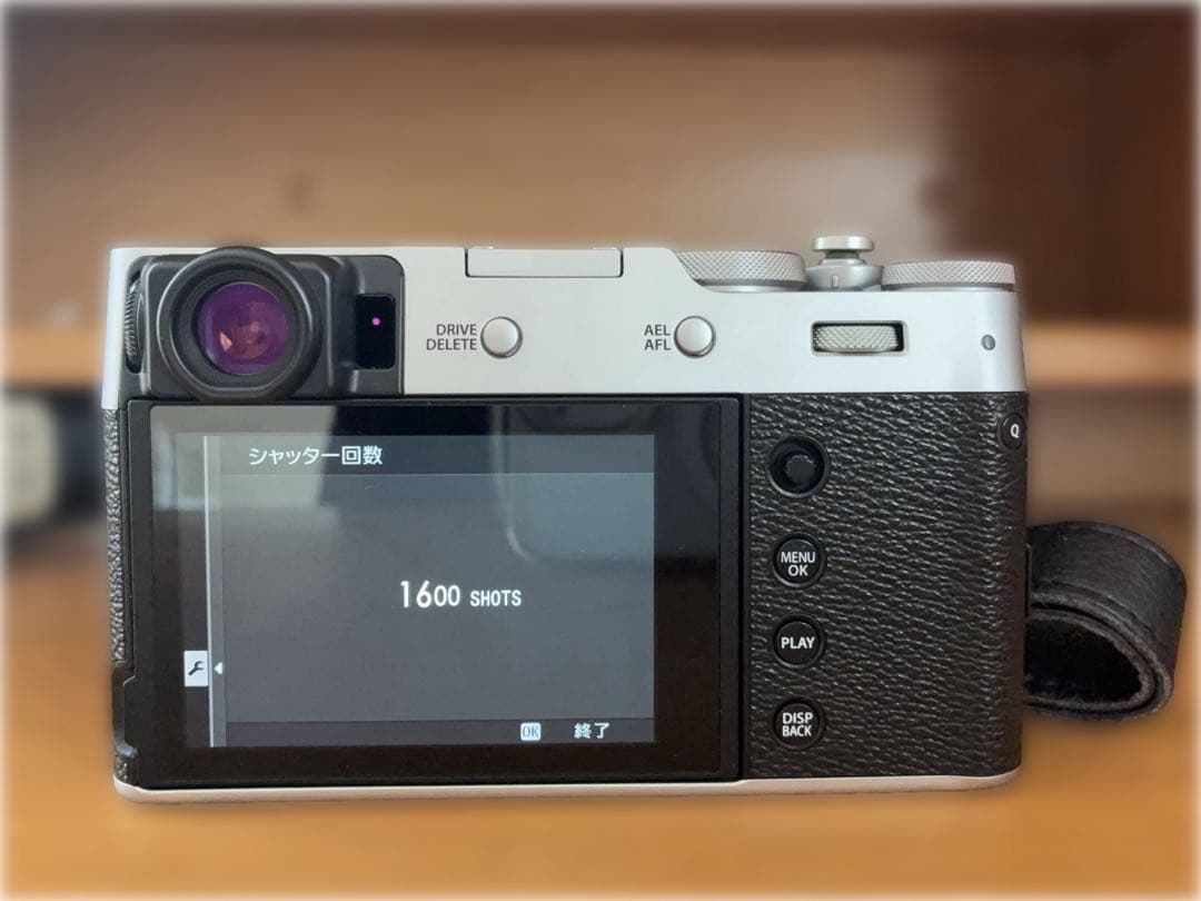 【美品】Fujifilm X100V ショット数1600