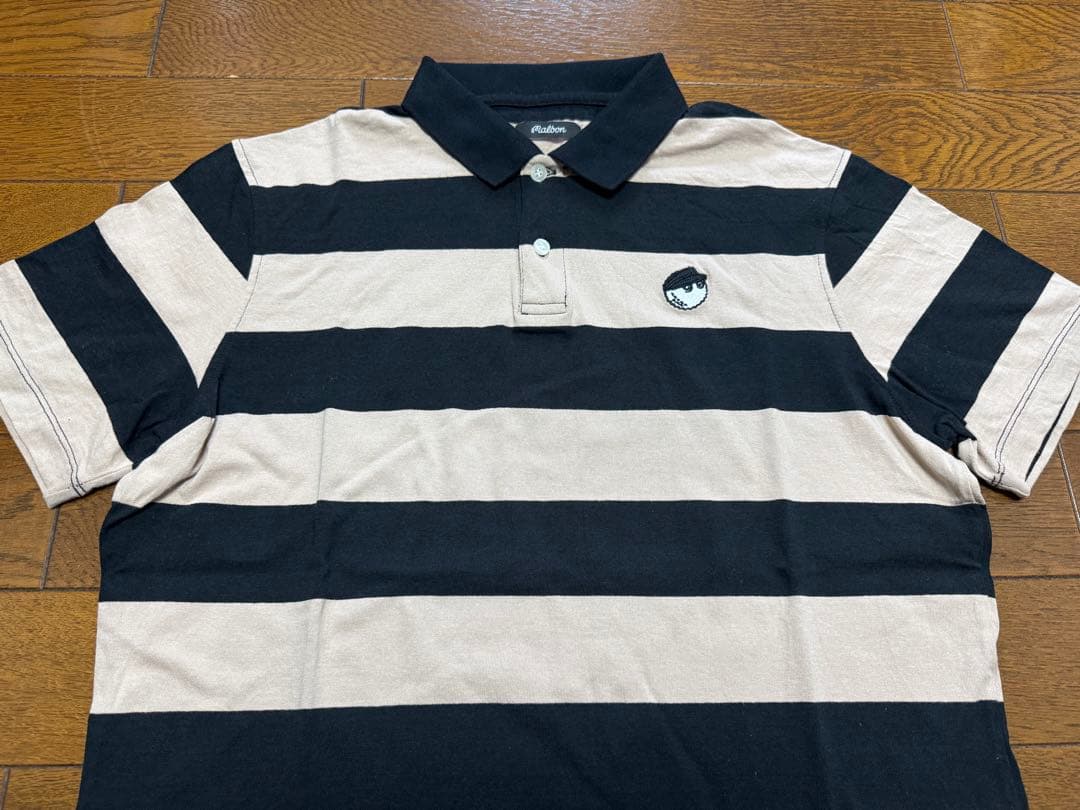 Malbon Golf ボーダーポロシャツ サイズS