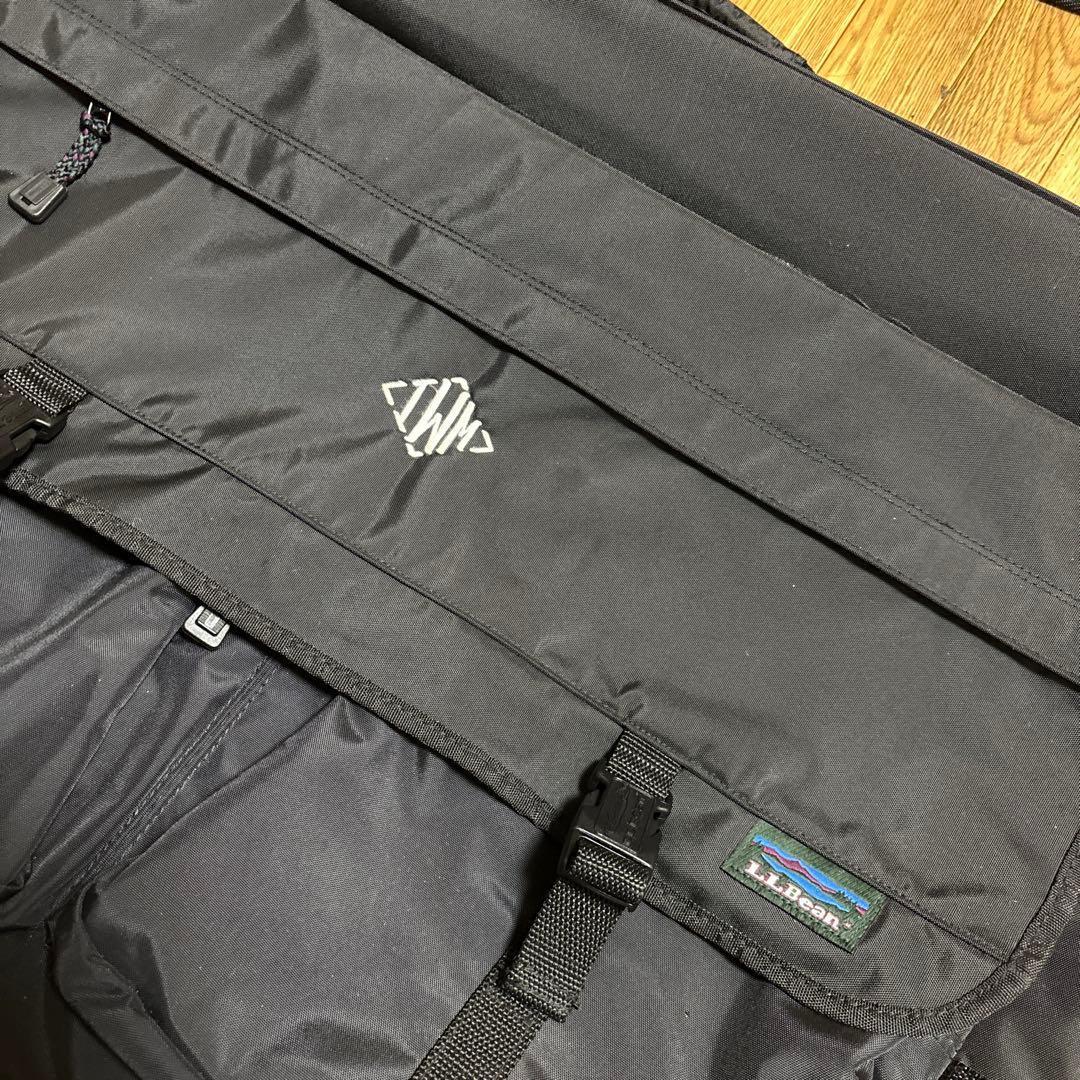 90s 台湾製 L.L.Bean ガーメント バッグ 黒 企業 支給品 衣装