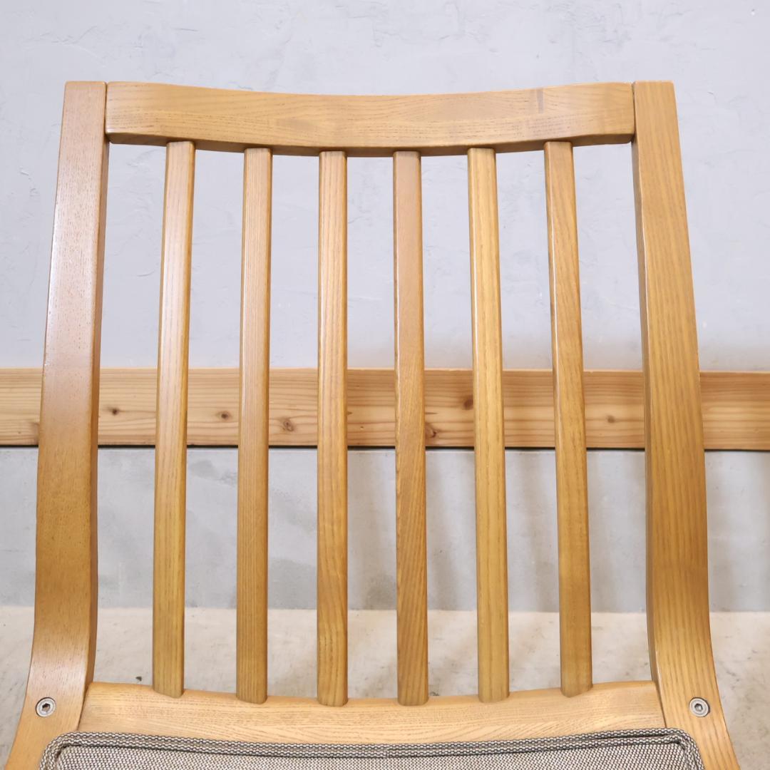 karimoku カリモク家具 KIGUMI 木組 タモ材 回転座椅子 2脚