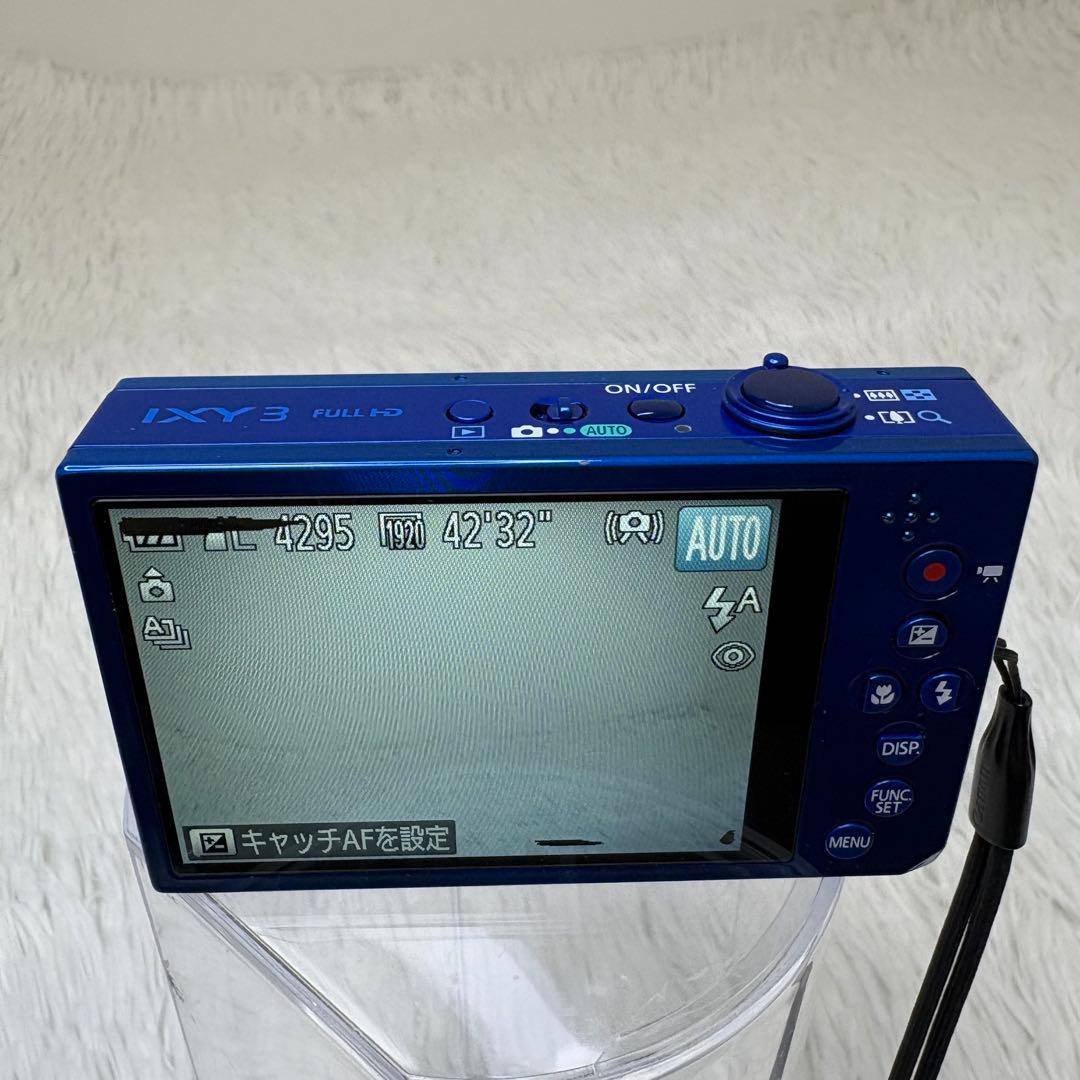 Canon カメラ　IXY 3 PC1736 充電器　ブルー　コンデジ　動作品
