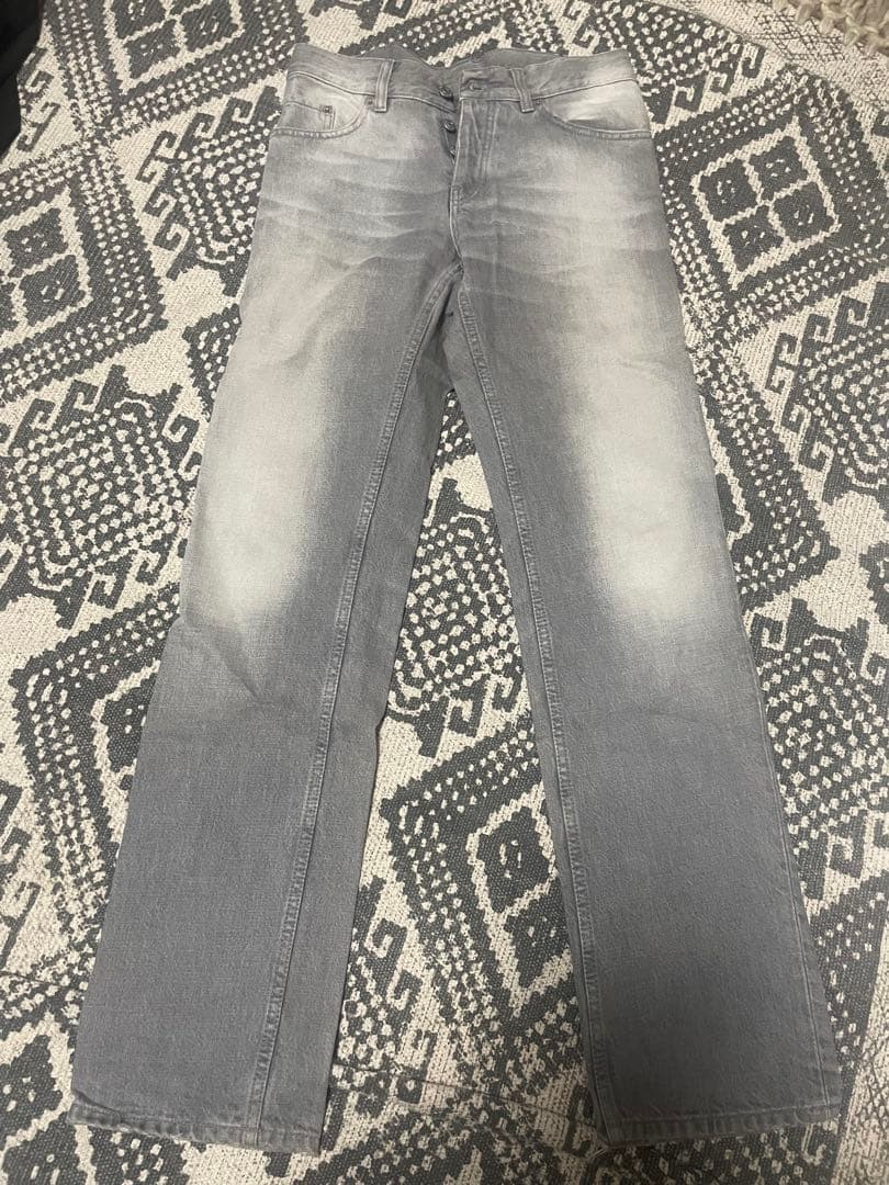 helmut lang デニム　本人期　グレー