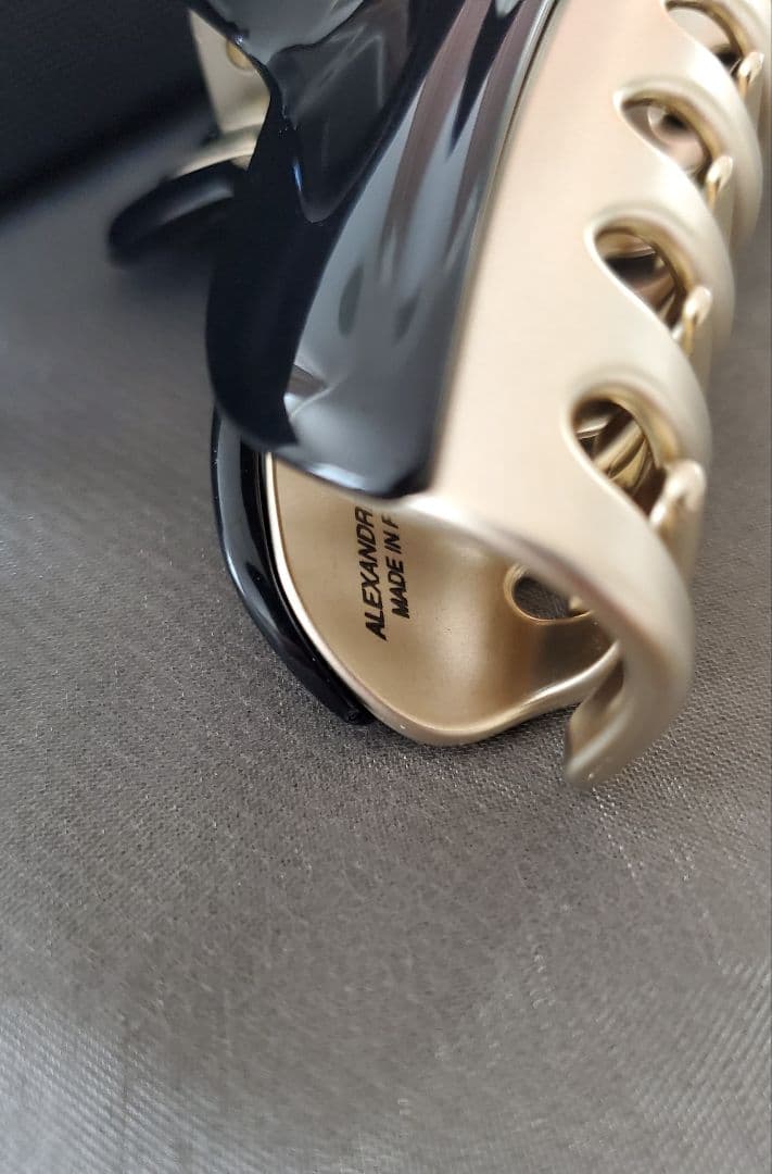 【ブラック】一粒パール☆Lクリップ☆アレクサンドルドゥパリ