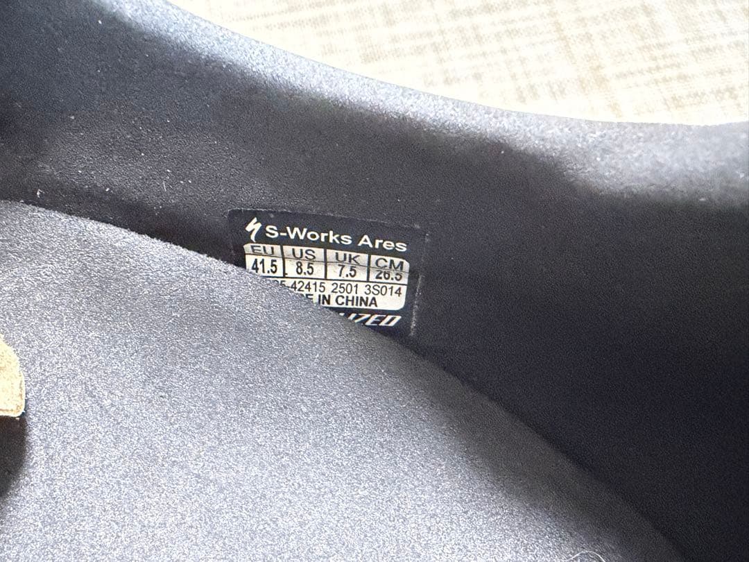 【SOLESTAR付き】S-WORKS ARES2 41.5 カーボン シューズ