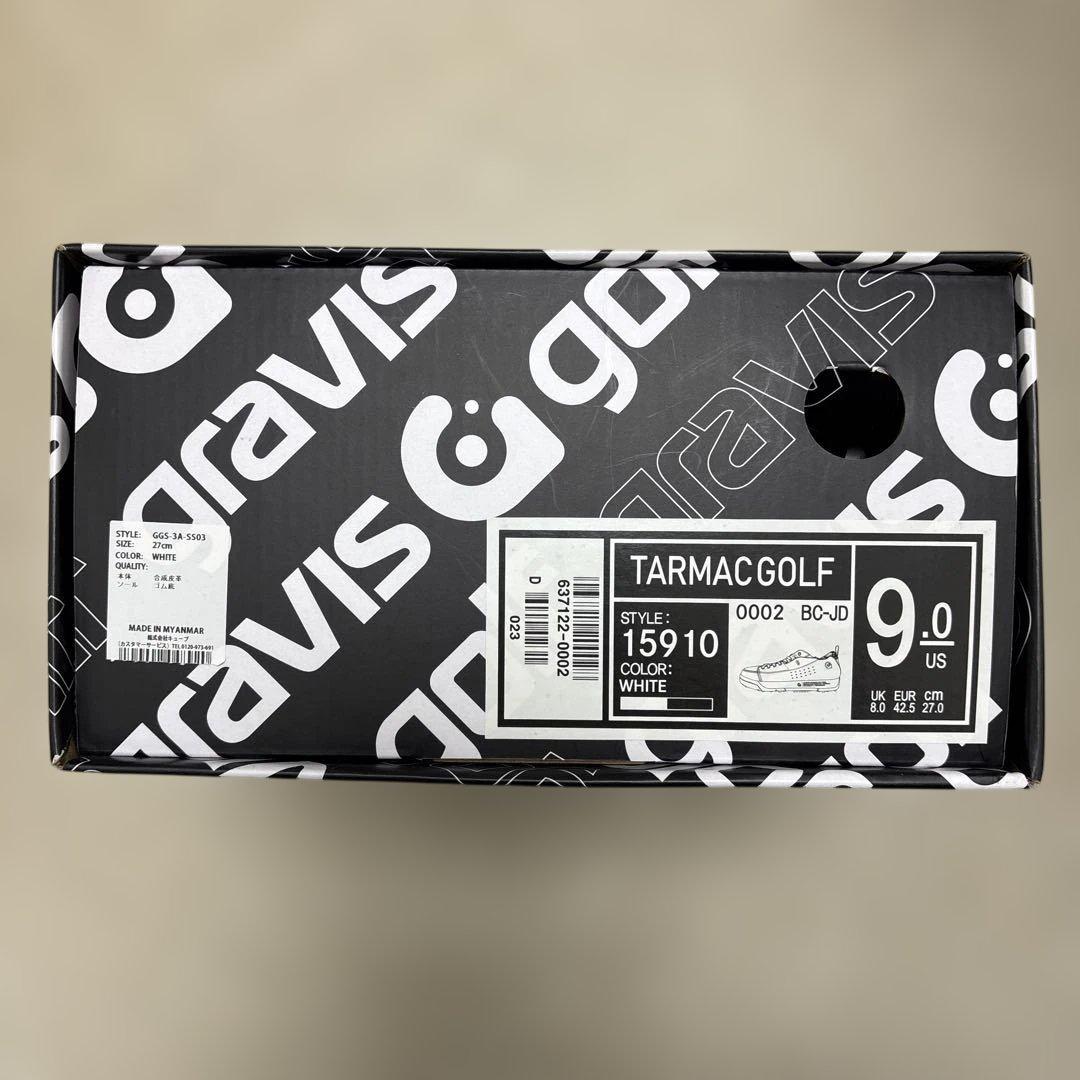 【新品未使用】グラビススパイクレス ゴルフシューズ27㎝