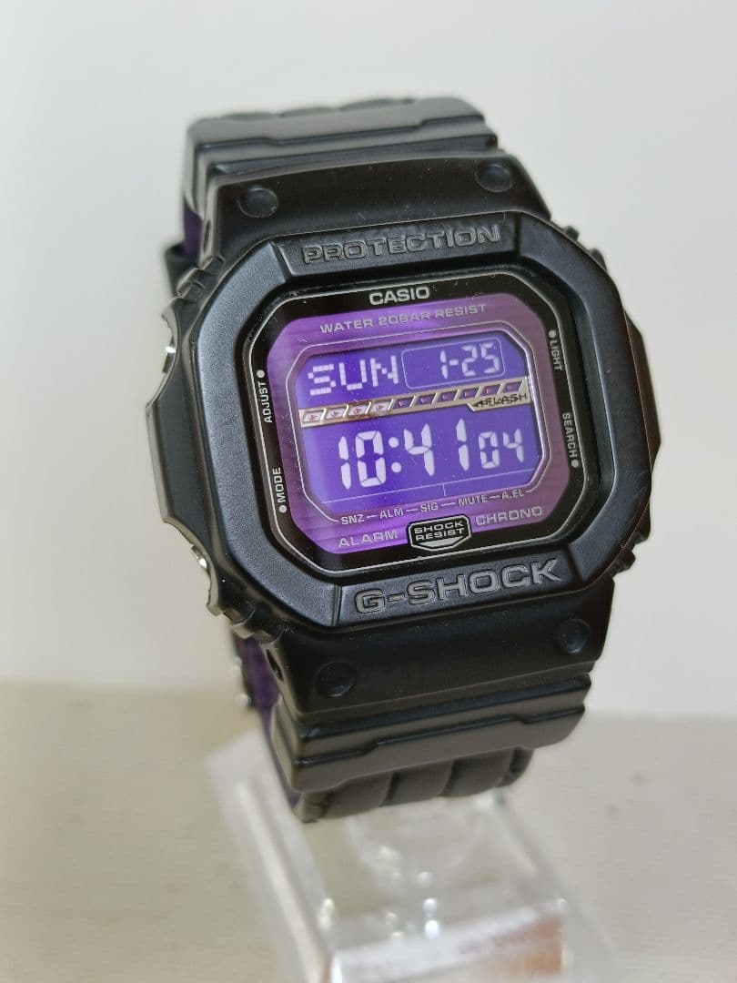 美品 G-SHOCK GLS-5600L-1JF　パープル