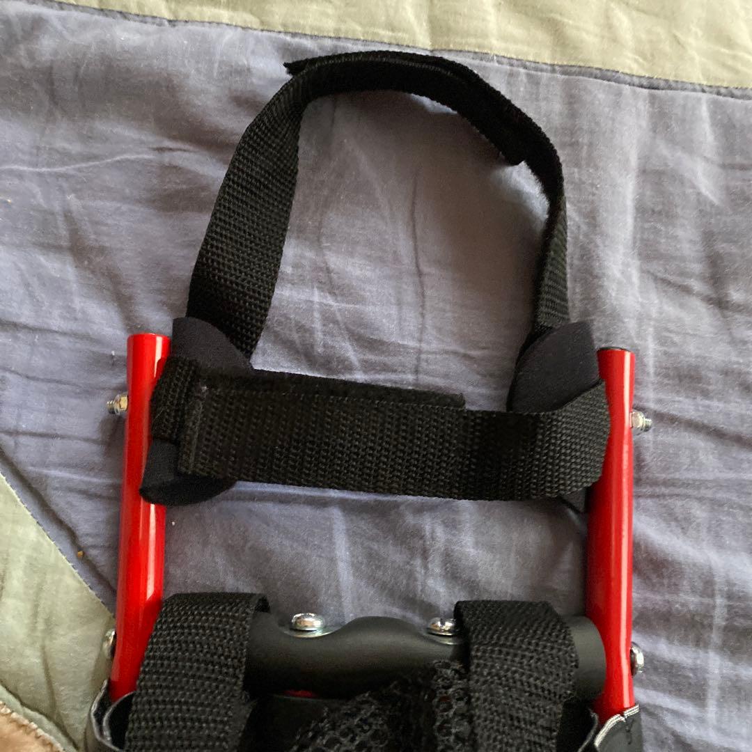 小型犬用 レッド メッシュ 車いす