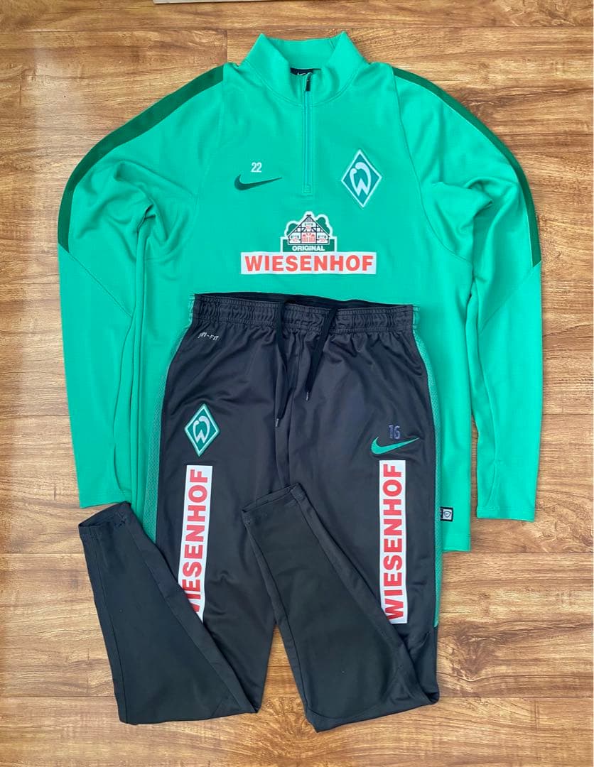 Nike ナイキ ブレーメン練習着支給品希少セット