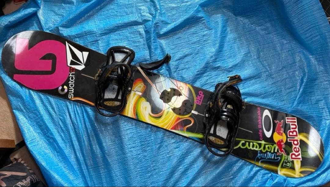 ★即決★本日限定★バートン板★カスタム☆おまけでビンディングとブーツ、ケース付き