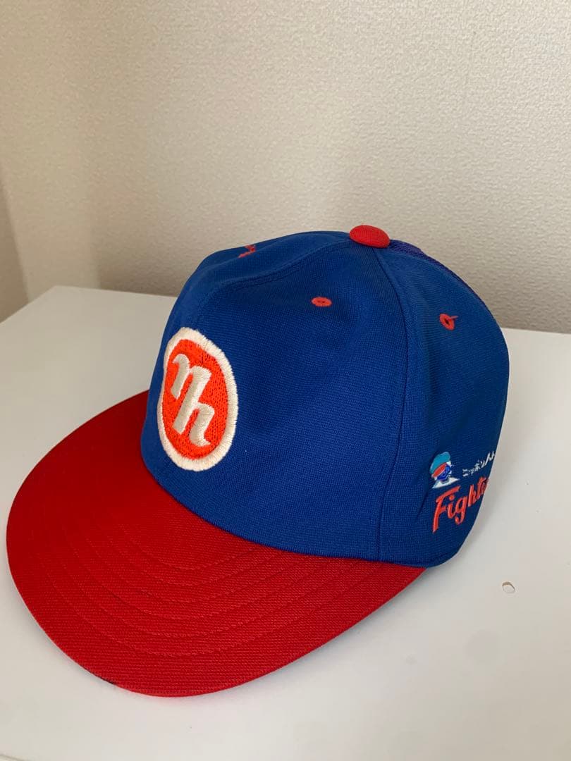 【70s】メッシュキャップ 刺繍ロゴ プロ野球 帽子 ヴィンテージ