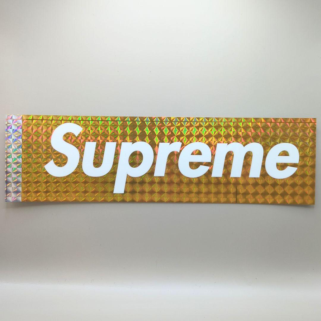 スケートボード SUPREME HOLOGRAPHIC GOLD BOX LOGO