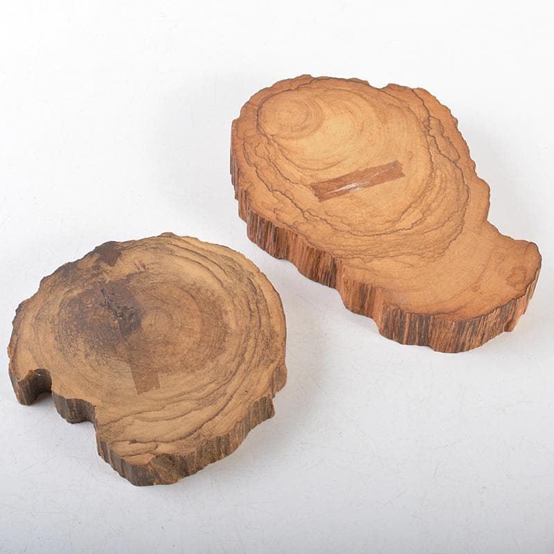 煎茶道具　天然木　飾台　香炉台　2点　まとめて　V　5481