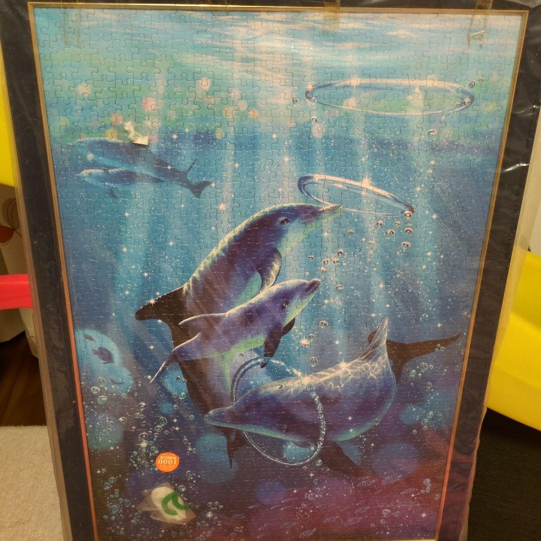 イルカの水中シーン ジグソーパズル