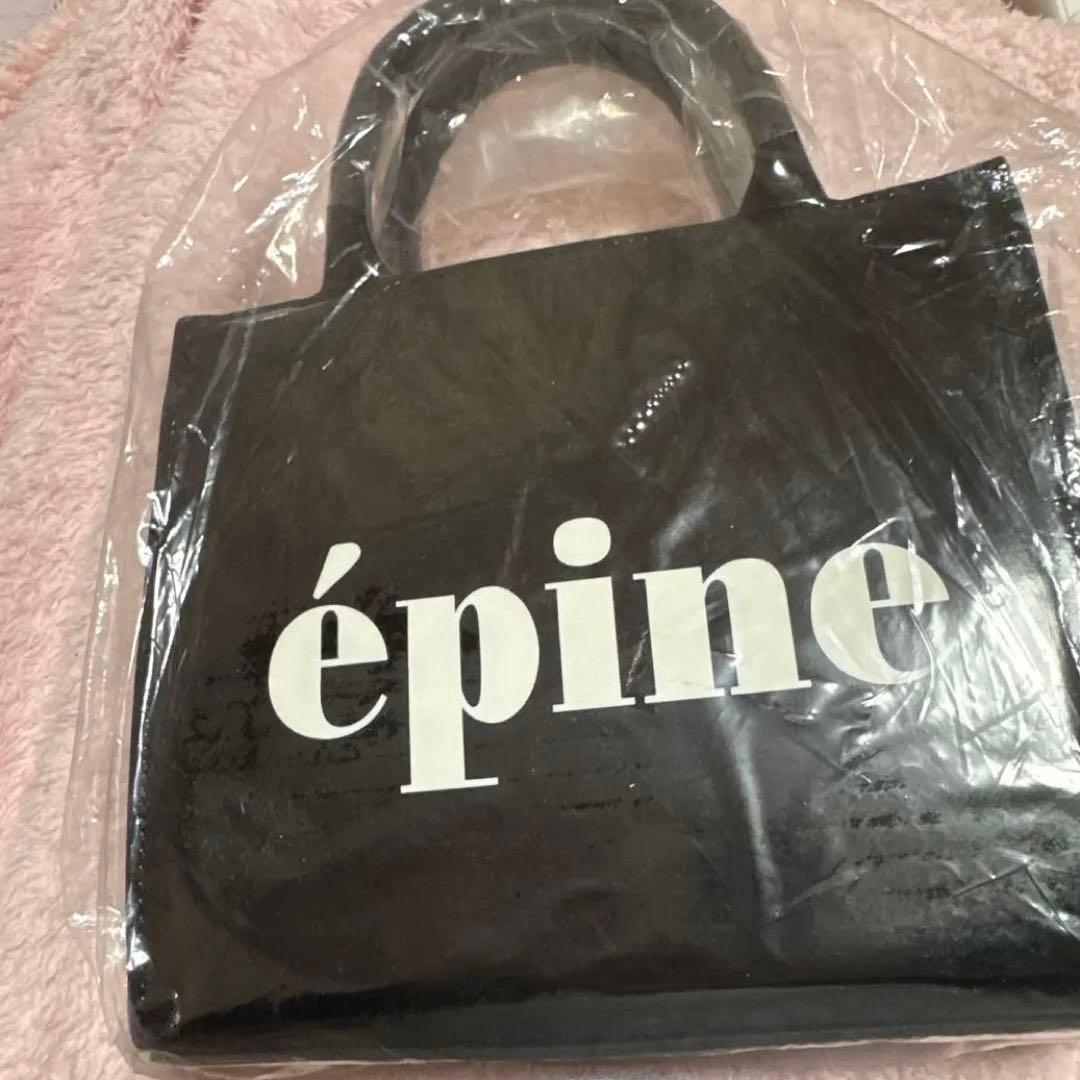 épine logo enamel 2way bag エナメルバッグ　新品