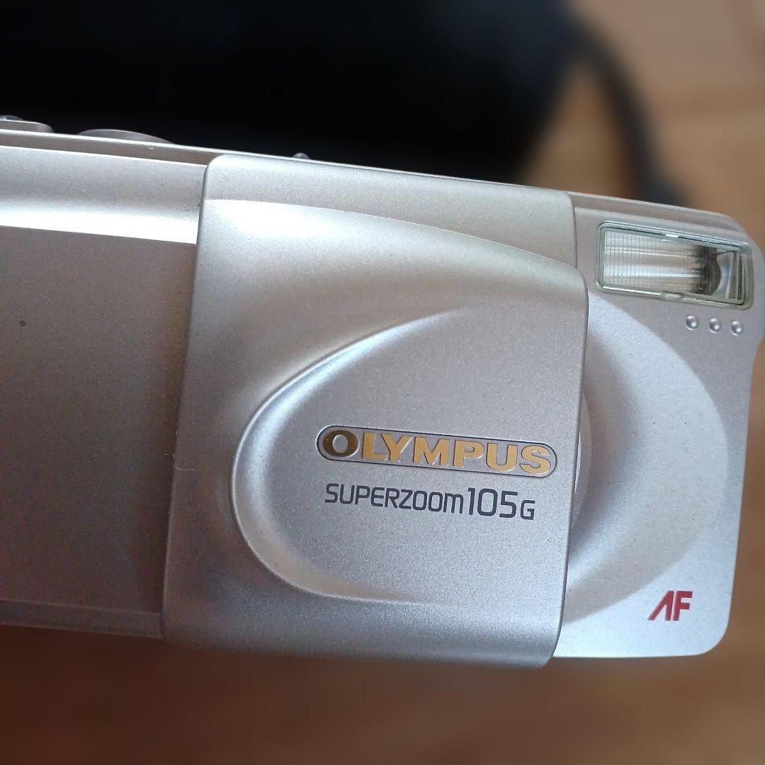 最終価格オリンパスOLYMPUS SUPERZOOM105G 未使用 電池交換済