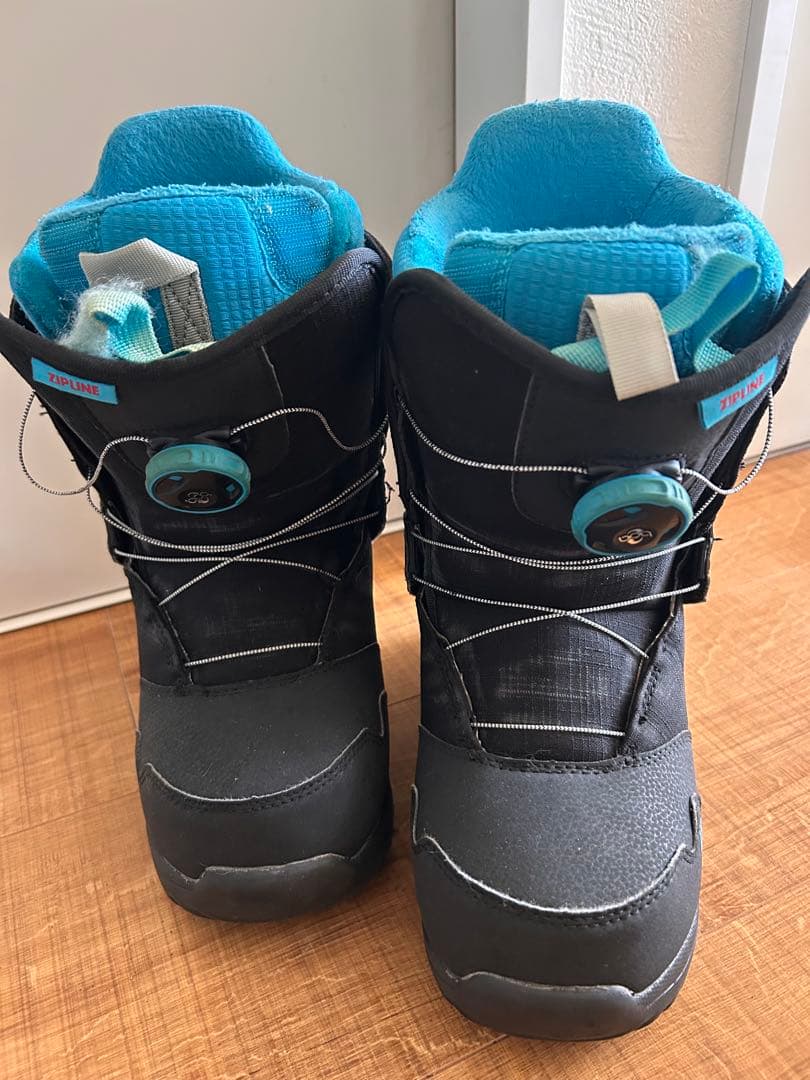 Burton Zipline スノーボードブーツ ブラック/ブルー